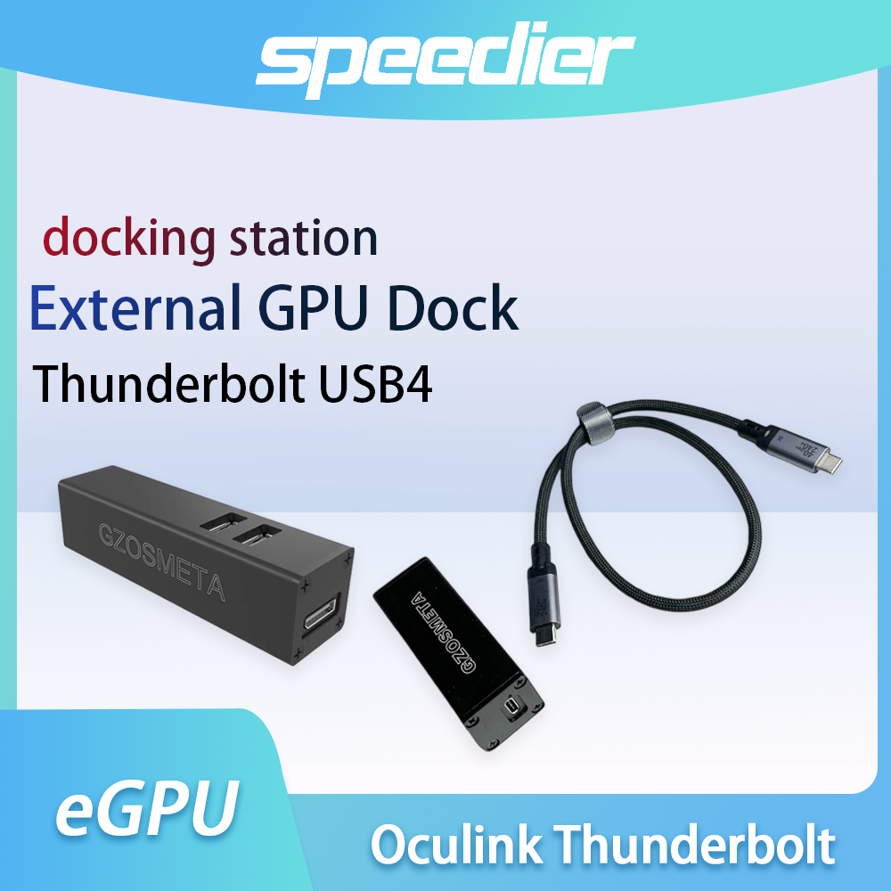 Oculink Gpu Dock Station - Adattatore Oculink Thunderbolt USB4 per Laptop,